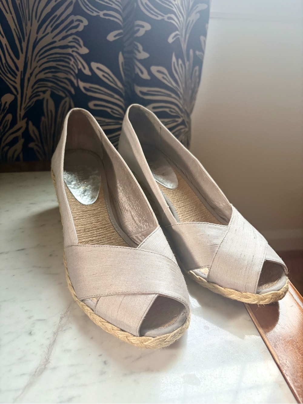 Lauren Ralph Lauren Cecilia Wedge Espadrille Sandals, Size 11